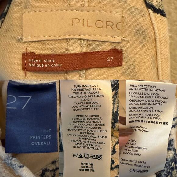 Pilcro Anthropologie Painters Overalls - Picture 4 of 4